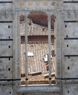 toscane, mur, siena