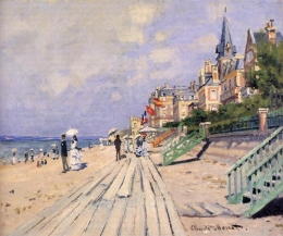 littoral littéraire, trouville, monet