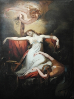 Johann Heinrich Füssli ,la mort de didon,frédéric tison,photographie