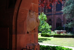 frédéric tison,photographie,cathédale saint-martin et saint-stéphane,mayence,cloître