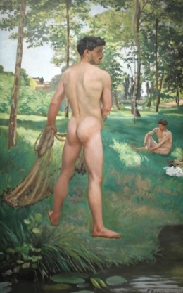 frédéric tison,photographie,frédéric bazille,le pêcheur à l'épervier