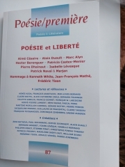 poésie première,poésie première numéro 87,frédéric tison