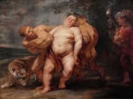 frédéric tison,photographie,pierre paul rubens,silène ivre,silène