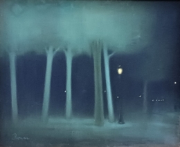 Jozsef Rippl-Ronai,un parc la nuit,frédéric tison,photographie
