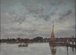 frédéric tison,photographie,eugène boudin,le port de dordrecht