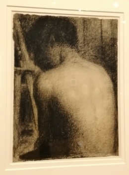 frédéric tison,photographie,georges seurat,étude d'un jeune homme nu