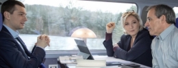Jordan Bardella, Marine Le Pen, Thierry Mariani.jpg