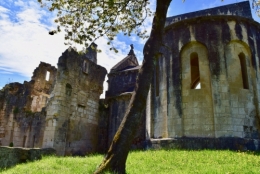 ruines d l'abbaye de boschaud,dordogne