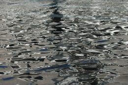 l'eau et les reflets