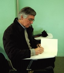 james sacré,portrait du père,temps