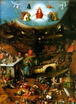 Bosch Le jugement dernier, musée Vienne Autriche