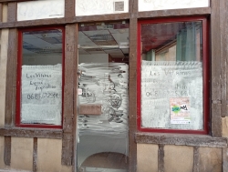 Dessiner au blanc de Meudon sur les vitrines