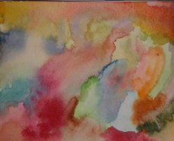 Aquarelle joyeuse Letizia