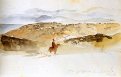 Delacroix carnet de voyage paysage