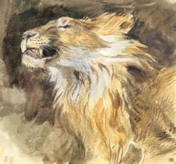 Delacroix lion