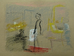 Vuillard "Bonnard dans son atelier"