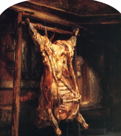 Rembrandt, Le boeuf écorché