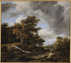 Ruisdael l'entrée d'un bois