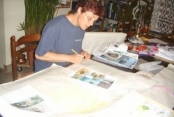 Préparation de la Fresque