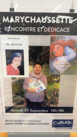 dedicaces CULTURA 30 SEPT 2017 à ST MAUR 36250