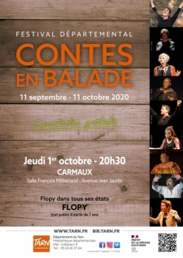 contes en balade,médiathèque de carmaux,centre cuklturel de carmaux,flopy,festival de contes dans le tarn