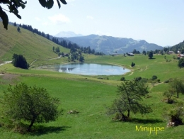 lac des confins,la clusaz