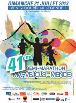 marvejols-mende,course à pied,semi-marathon,lozère,millau,plaisir,soleil,ambiance