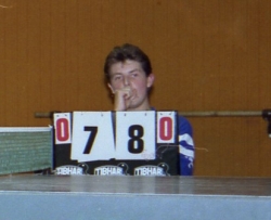 Yannick Saille à l'arbitrage 1987