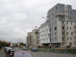 Ilots de logements en construction