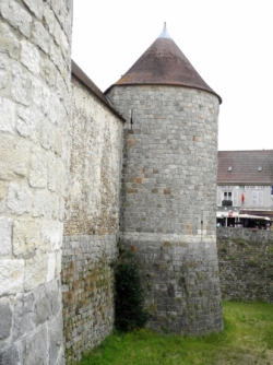 Courtine et fossé sec