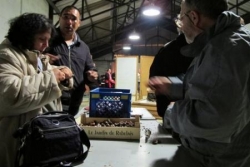 Epluchage des châtaignes