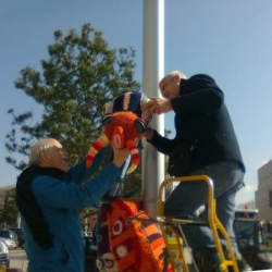 Installation place de l'Union européenne