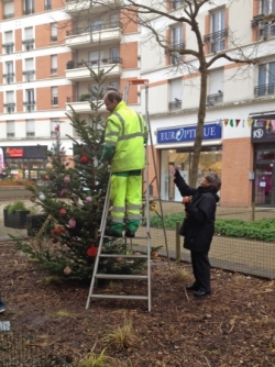 Décoration du sapin