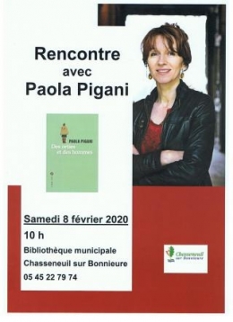 médiathèque de blanzac,bibliothèque de chasseneuil sur bonnieure,charente venus d'ailleurs,paola pigani,un pays dans le ciel,la compagnie du veilleur