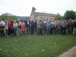 Le vernissage sur le pré malgré une météo instable