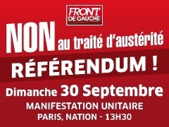 traité budgétaire européen, mobilisation du 30 septembre