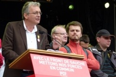 pcf, pierre laurent, François Hollande, meeting, gauche au pouvoir, mariage pour tous, changement social