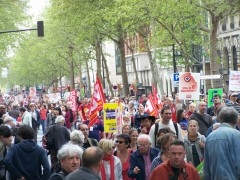 austérité, salaires, front de gauche, VIè république, 5 mai pour une VIè République, manifestation, pierre laurent, jean-luc mélenchon, eva Joly, 5 mai pour une VIè République