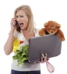 femme débordée,internet,parfaite,syndrome