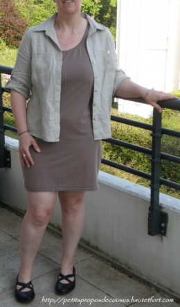 robe tee shirt,chemise lin,la redoute,patrice bréal