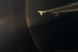 olivier gomez,photographe corse,avion,vue aerienne,arc en ciel,mar,nuage,orage