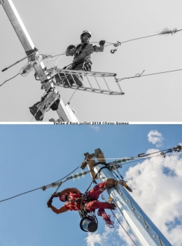 olivier gomez,photographe corse,rampa energies,corse helicoptere,edf,reseau,ligne,electrique,asco,vallee