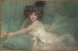 Lucien Levy-Dhurmer, Portrait de Mlle Carlier de Levy-Dhurmer1.jpg