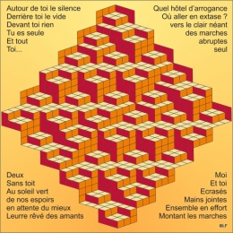 dessin,art cinétique,poème,écriture