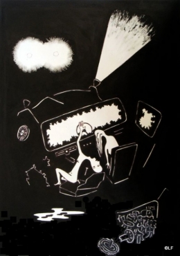 dessin,encre de chine,réalisme,traumatisme