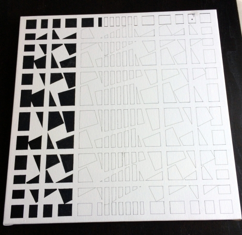 Nouveau tableau en cours : Regards sur une vis sans fin, blog de Loup Francart