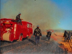 photos pompiers années 1980