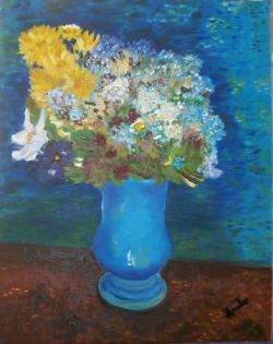 Bouquet d'apres Van Gogh