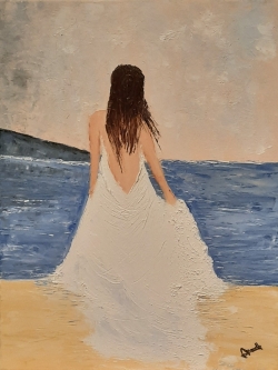 "Face à la mer...Ma fille"