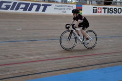 Nathan en piste